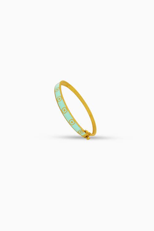 Foggy Green Holiday Bracelet