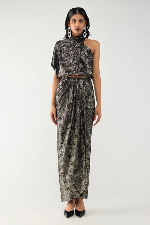 Eclipse One-Shoulder Set