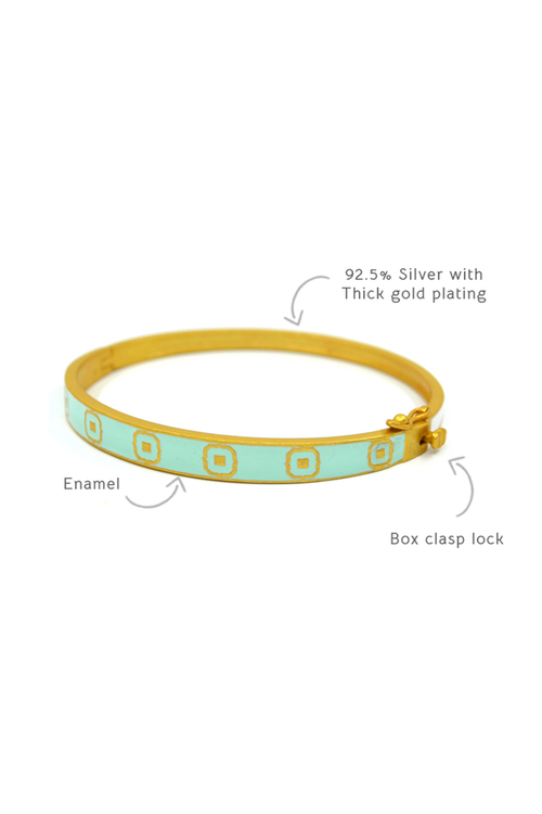 Foggy Green Holiday Bracelet