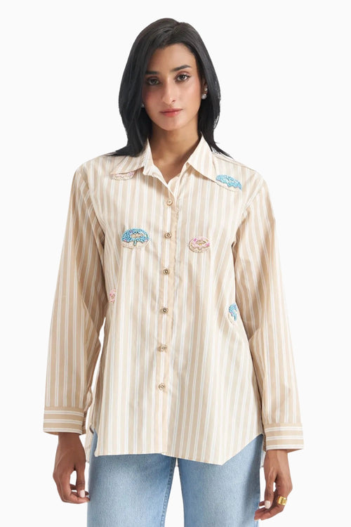 Sand Candy Stripe Shirt