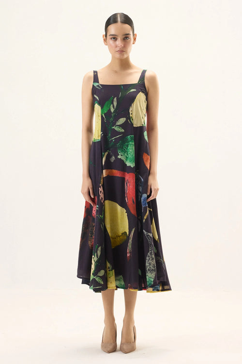 Multicolored Spectrum Dress