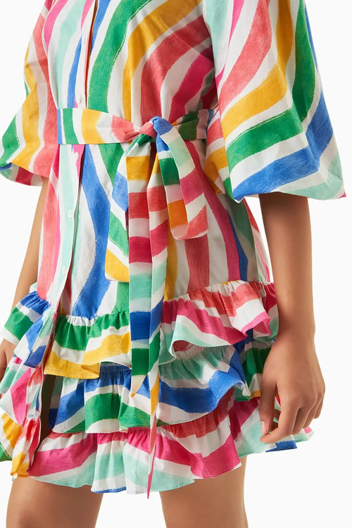 Rainbow Wave Dress