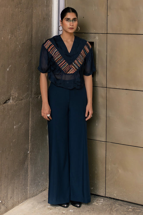 Repurposed Space Blue Co-ord Set