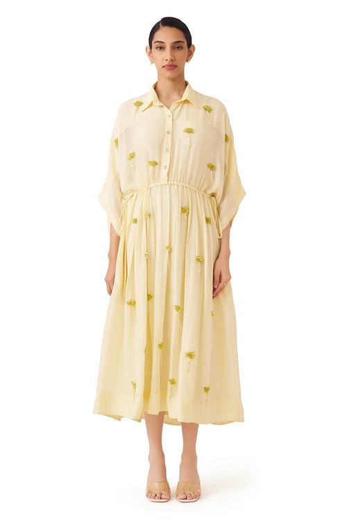 Oriva Pastel Yellow Dress