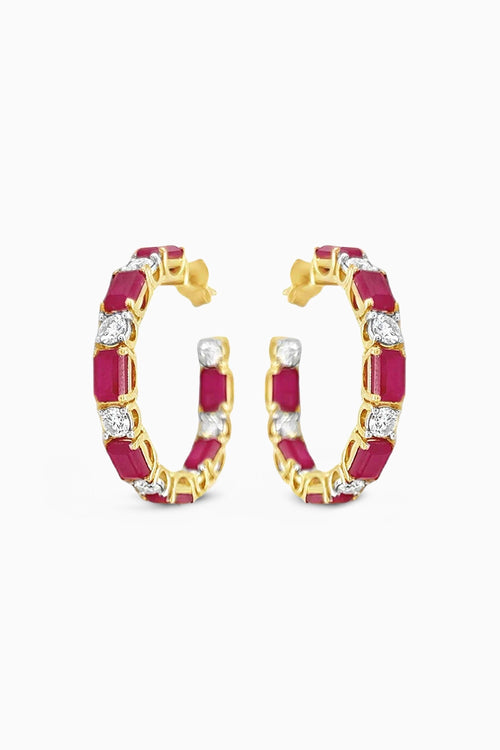 Ruby Enchant Hoops