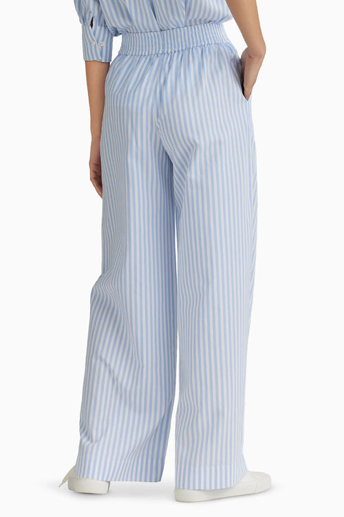 Blue Striped Trousers