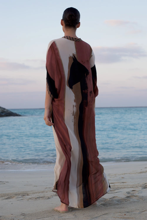 Horse Printed Kaftan