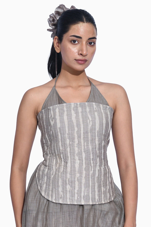 Ash Shima Corset Halter Set