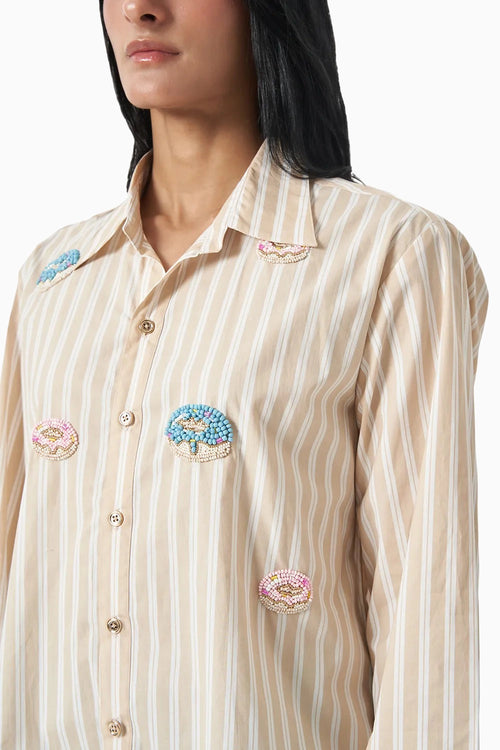 Sand Candy Stripe Shirt