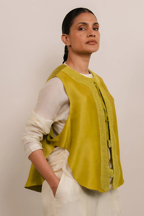 Lime Green Lemon Gilet