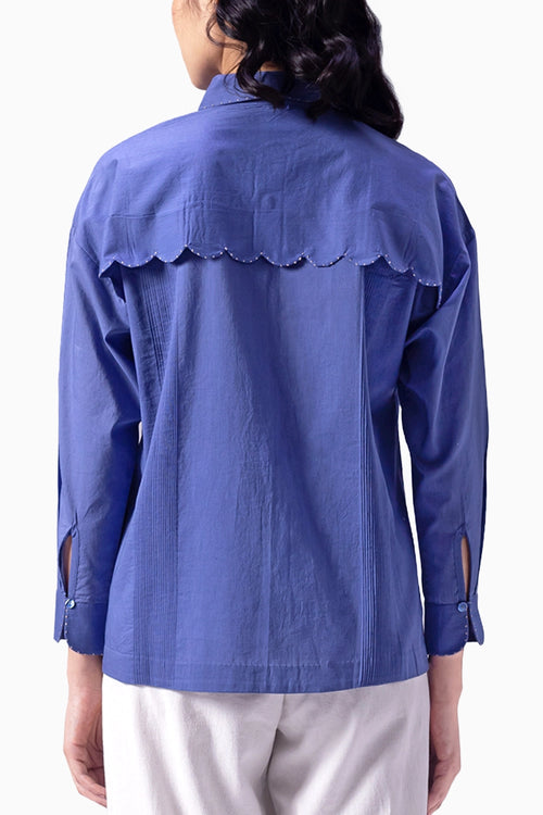 Aoi Blue Shirt