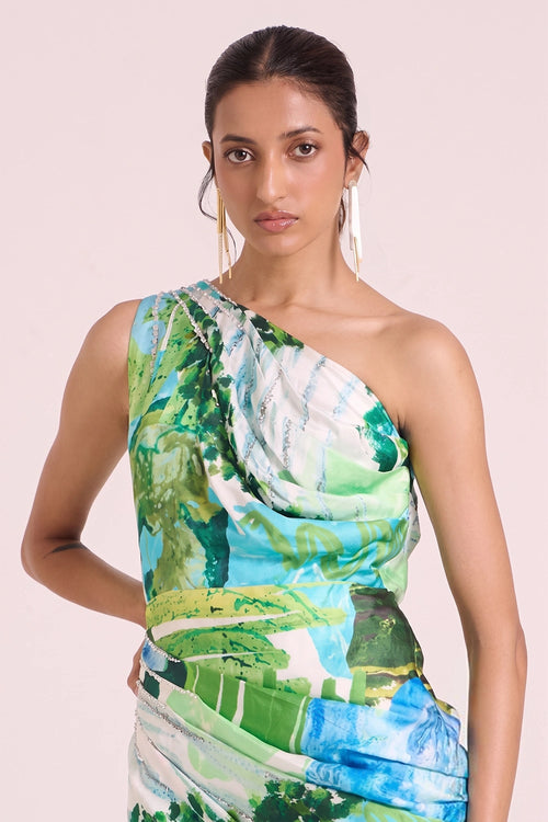 Nere Draped Dress