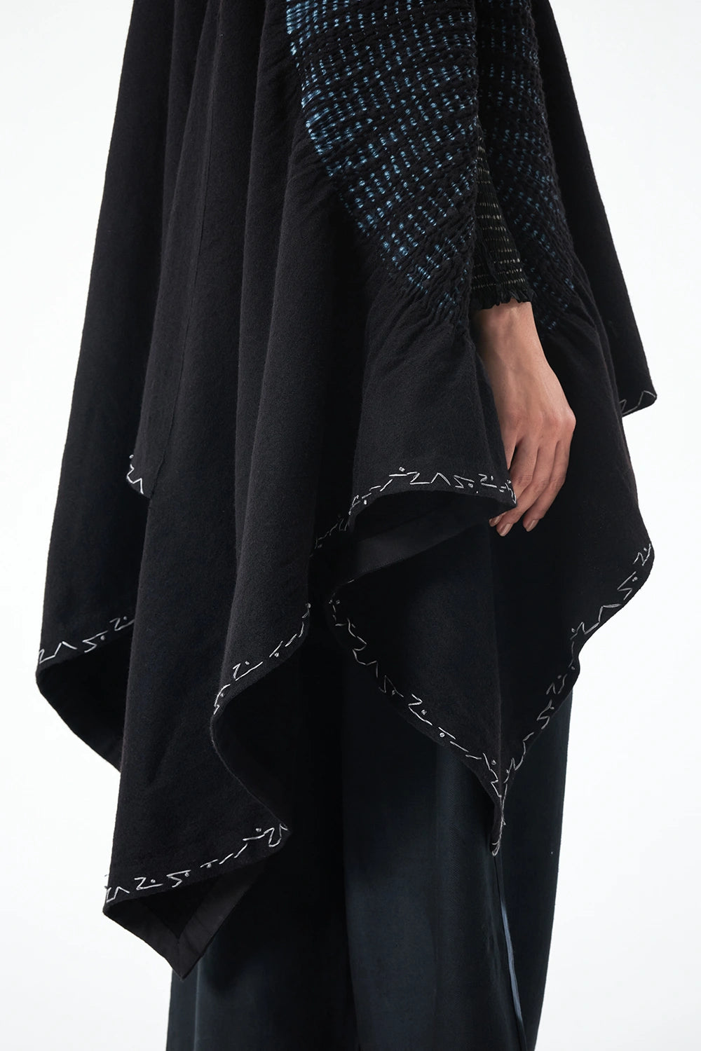 Black Knitter's Cape