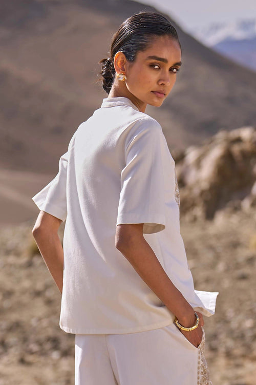 Gara Stitch Bib Shirt