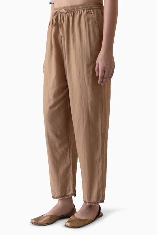 Beige Annam Trousers