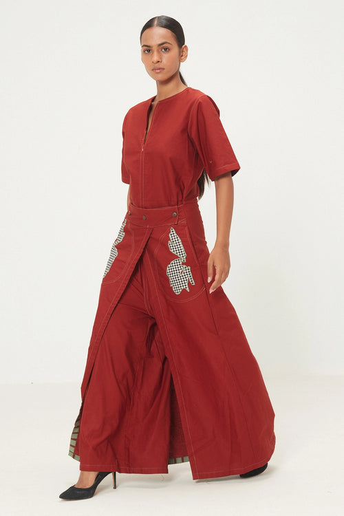 Red Maru Jumpsuit