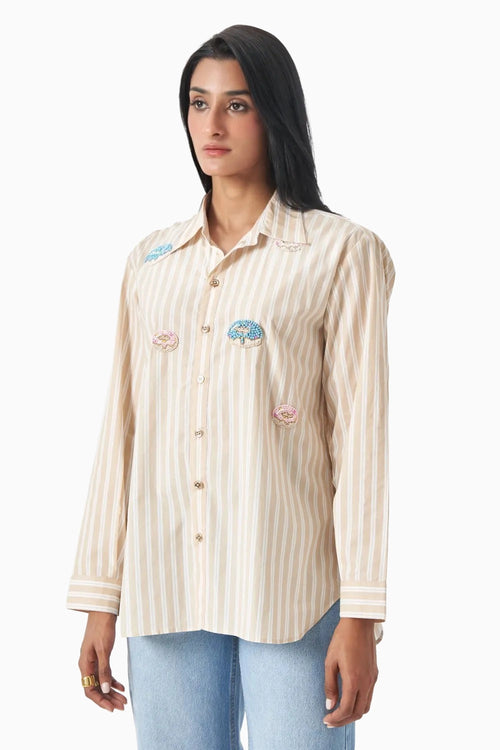 Sand Candy Stripe Shirt