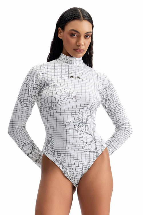 Entangled Mesh Sculpted Bodysuit