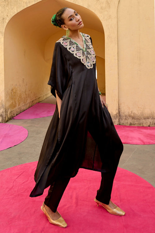 Jantar Mantar Chintz Chameli Kaftan Set