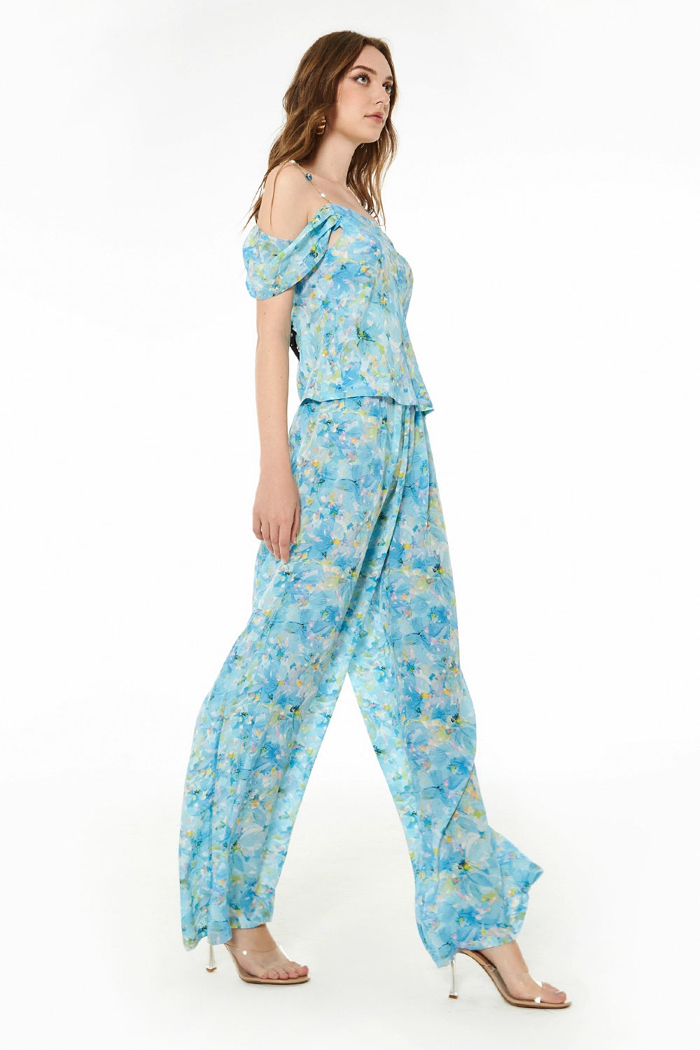 Azure Jewel Strap Co-ord Set