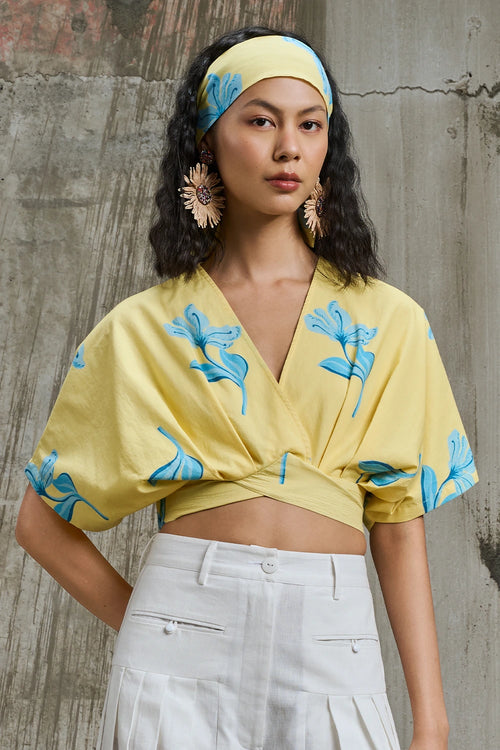 Sunlit Bloom Cropped Top