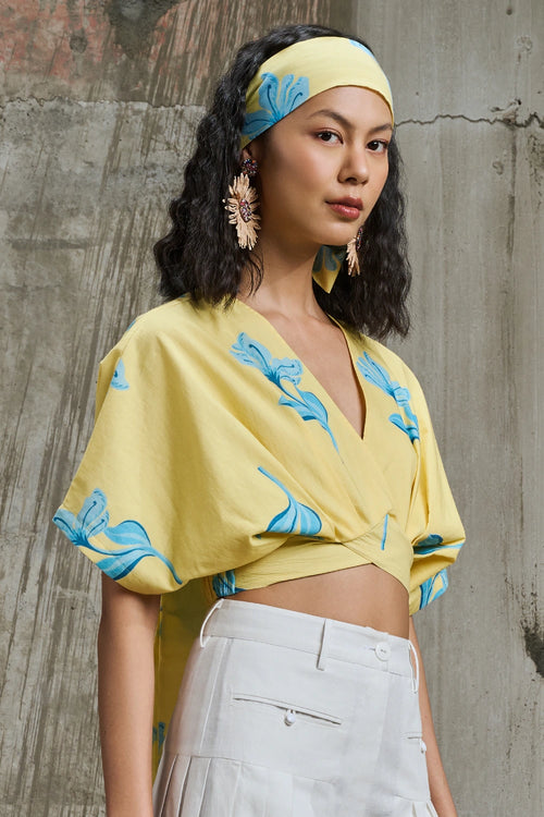 Sunlit Bloom Cropped Top