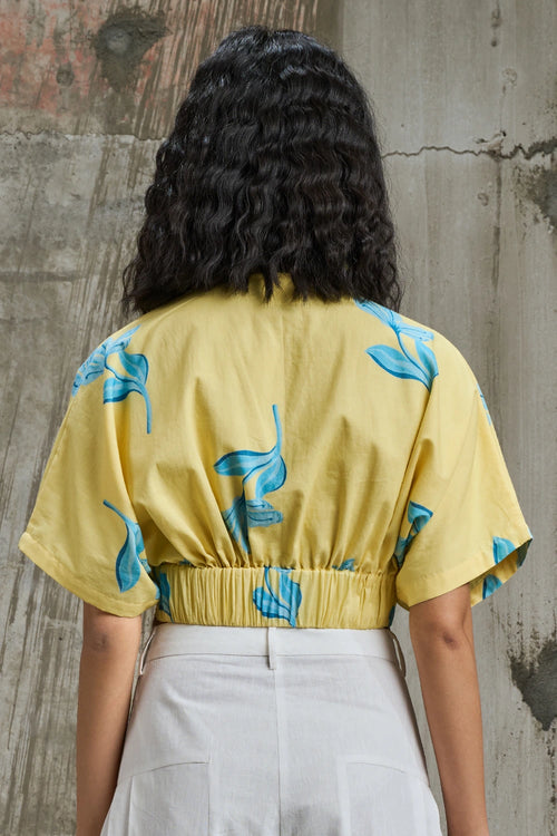 Sunlit Bloom Cropped Top