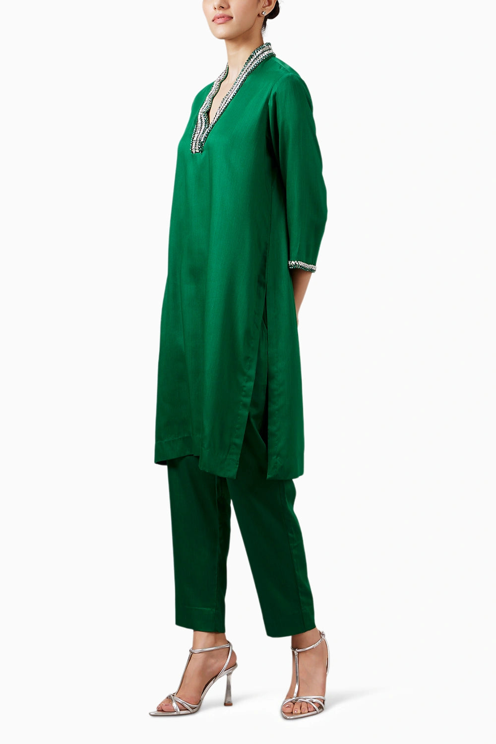 Étoile Emerald Kurta Set