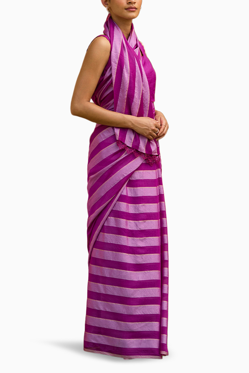 Solo Symphony Pink Saree