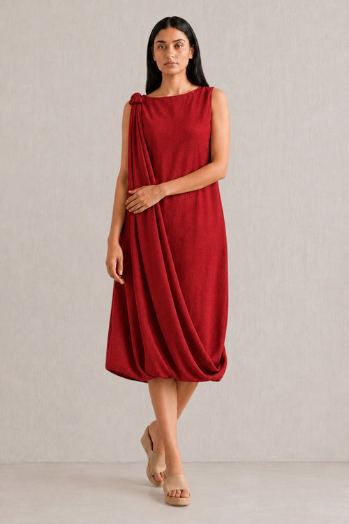 Red Toga Dress