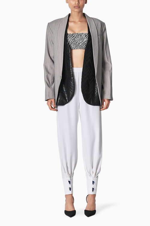 Dull Grey Mens Blazer