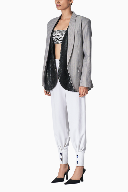 Dull Grey Mens Blazer