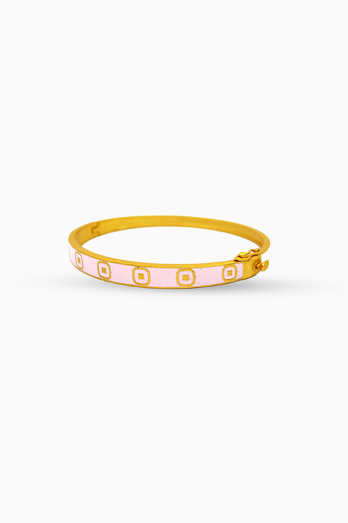 Cloudy Pink Holiday Bracelet