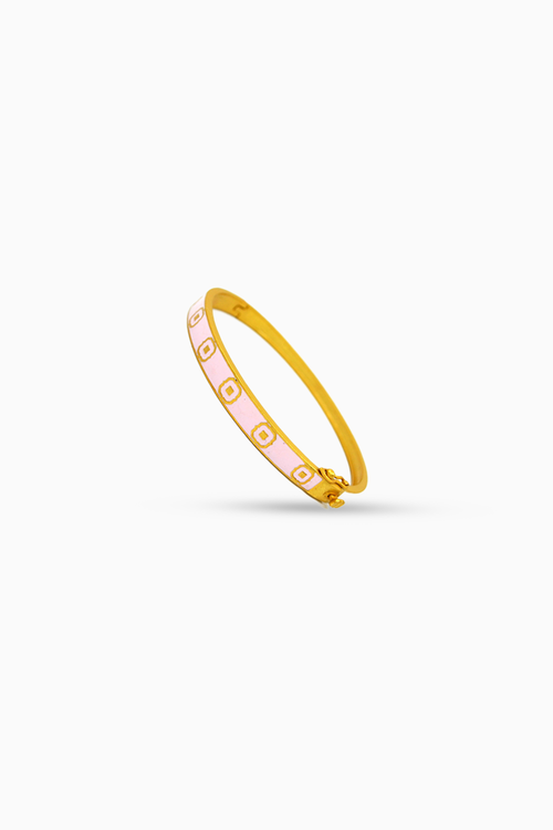 Cloudy Pink Holiday Bracelet