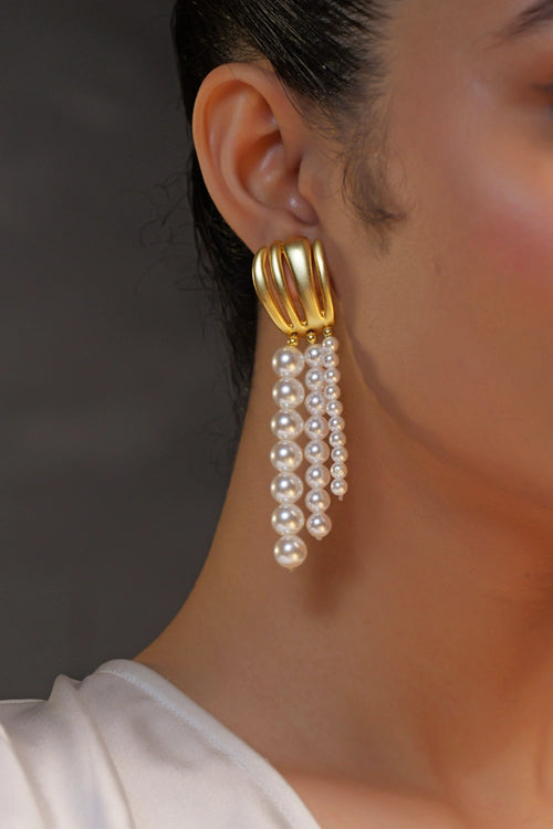 Scent of the Sea Pearl Earrings