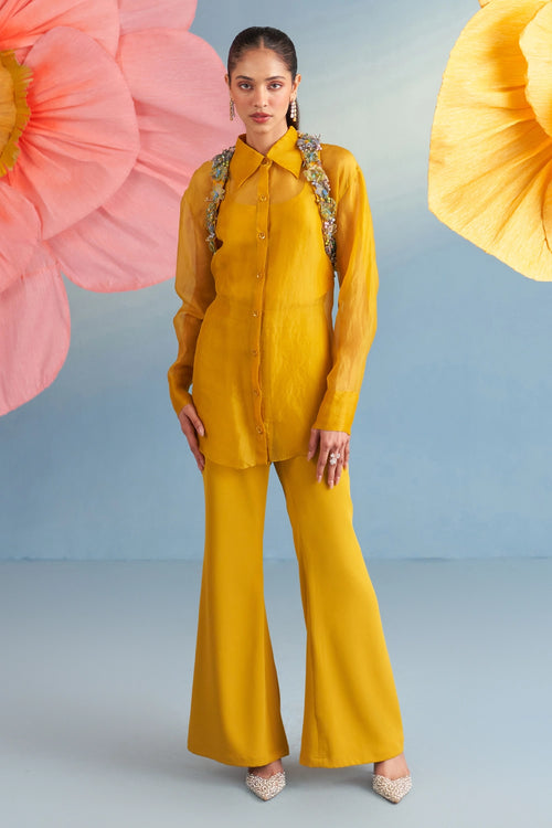 Daisy Mustard Yellow Co-ord Set