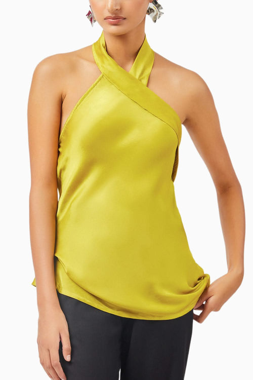 Lime Yellow Cyea Top