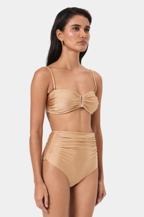 Caramel High Tide Bikini Bottom