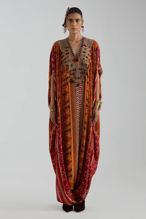 Yellow Vayu Kaftaan Jumpsuit