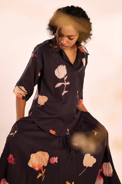 Ashened Rose Top