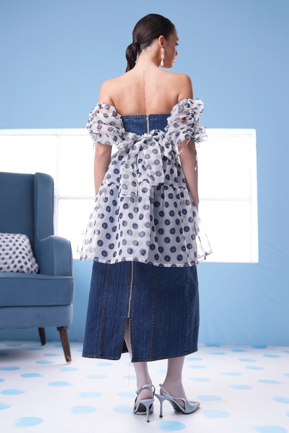 Betsey Polka Print Co-ord Set