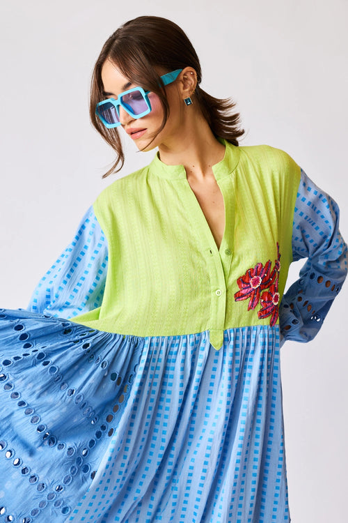 Color-Block Prairie Maxi