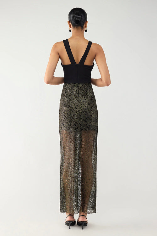 Ember Glow Gown