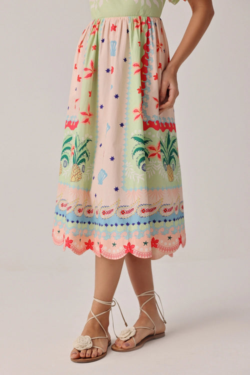 Ananas Isles Lyla Midi Dress