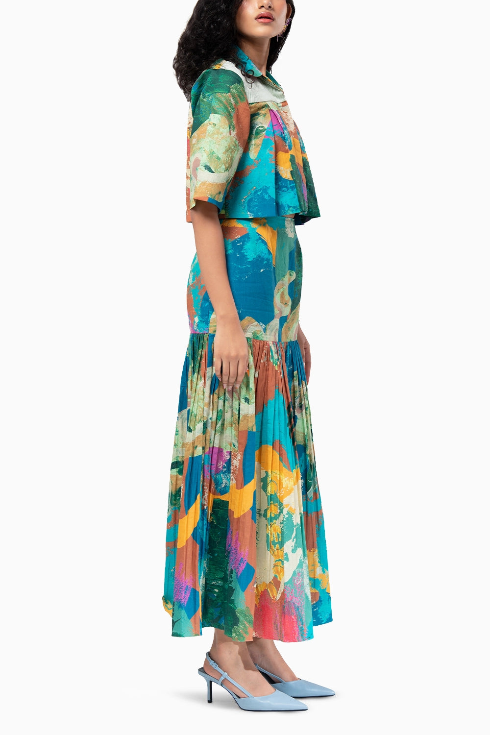 Bay Pleated Skirt Set