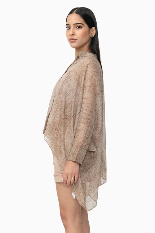 Beige Alma Shorts