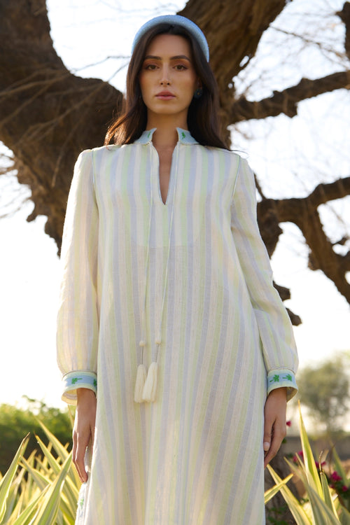 Silver Palm Kaftan