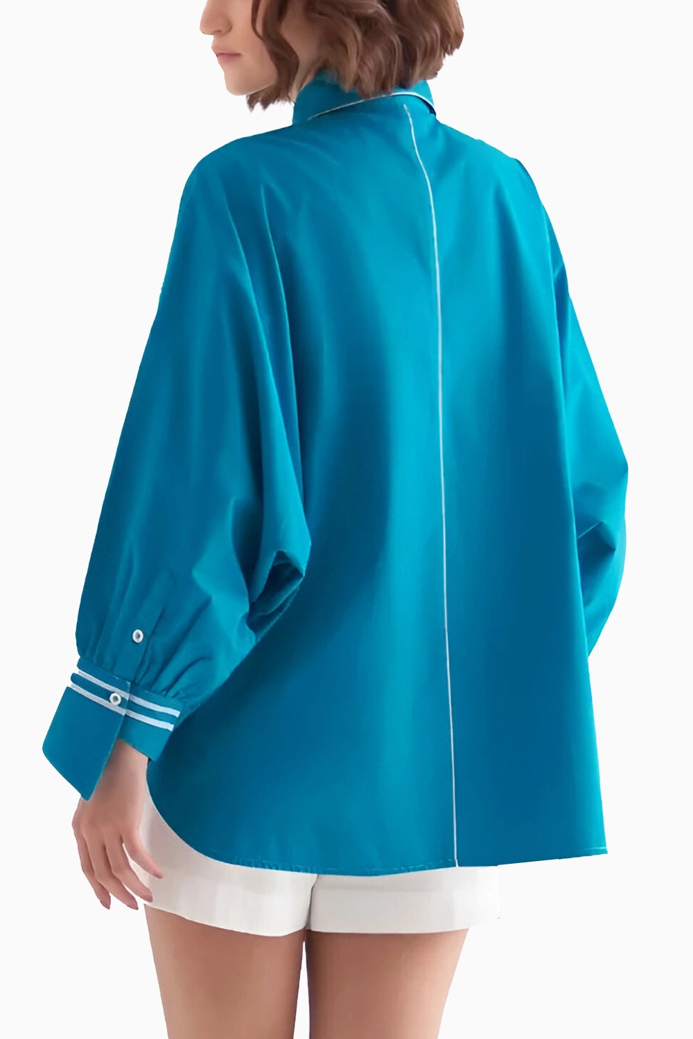 Turquoise Roseate Shirt