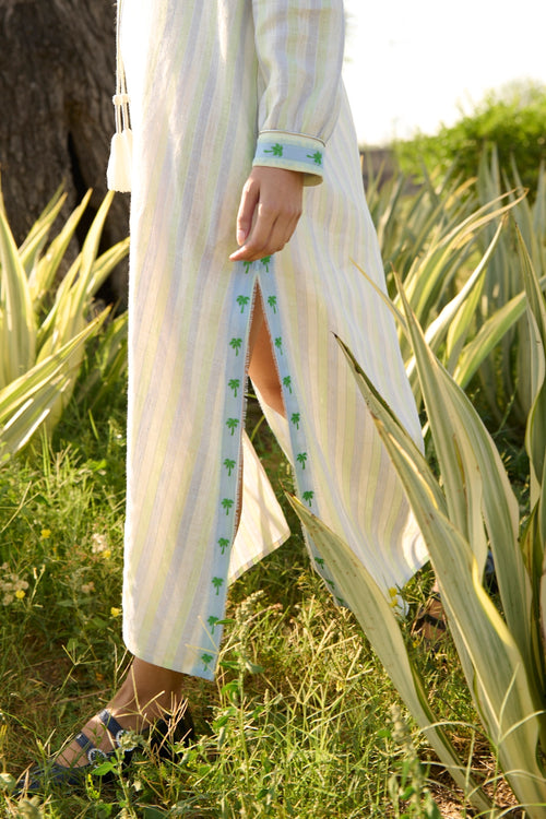 Silver Palm Kaftan