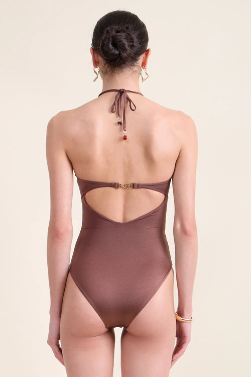 Nicole Sienna Asymmetric Swimsuit